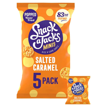 Snack A Jacks Minis Salted Caramel Corn Cakes by SNACK-A-JACKS