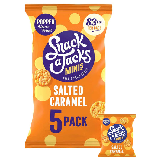 Snack A Jacks Minis Salted Caramel Corn Cakes by SNACK-A-JACKS