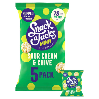 Sour Cream & Chive Rice Cakes by SNACK A JACKS
