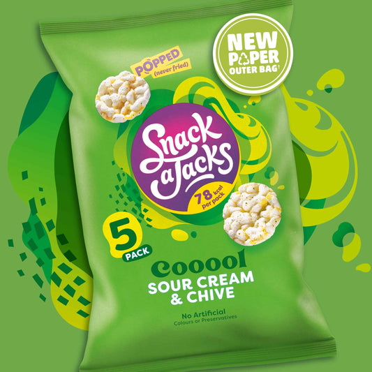 Sour Cream & Chive Rice Cakes by SNACK A JACKS