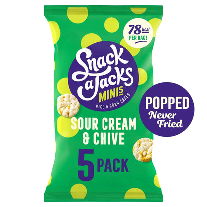 Sour Cream & Chive Rice Cakes by SNACK A JACKS