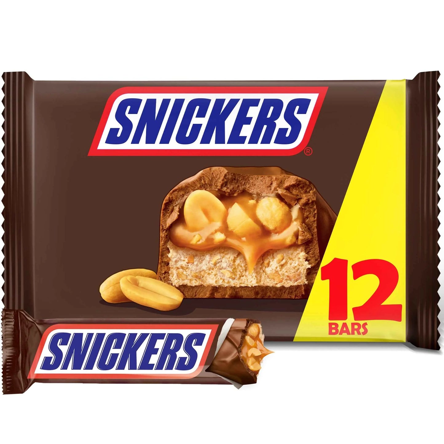Milk Chocolate Bars 12 X 34.5g by SNICKERS