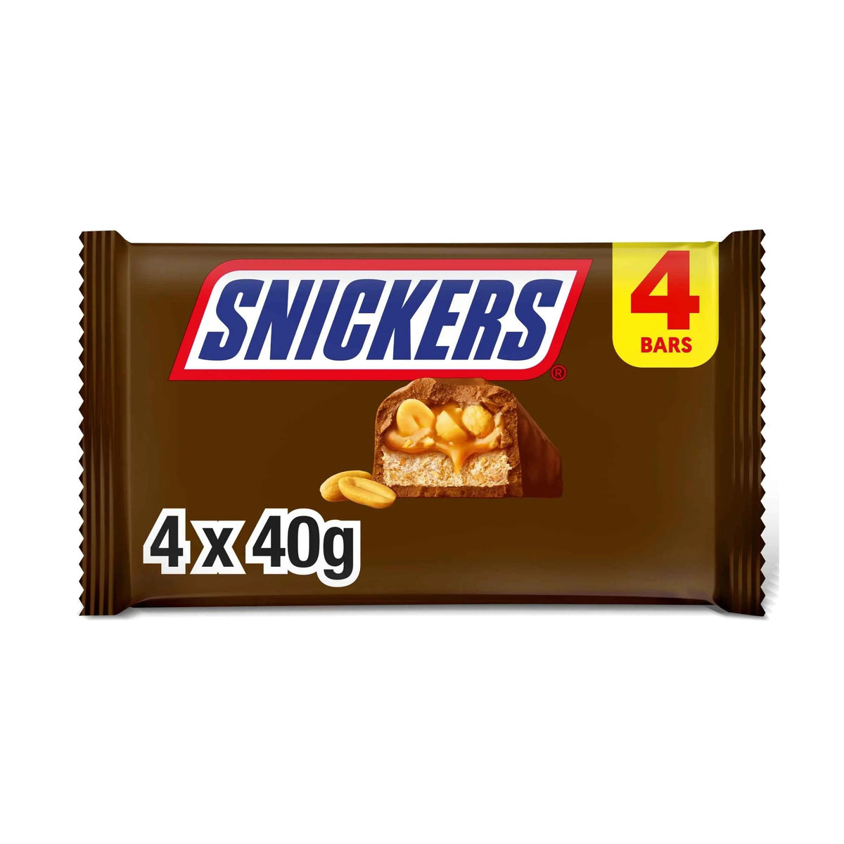 Milk Chocolate Bars 4 X 40g by SNICKERS