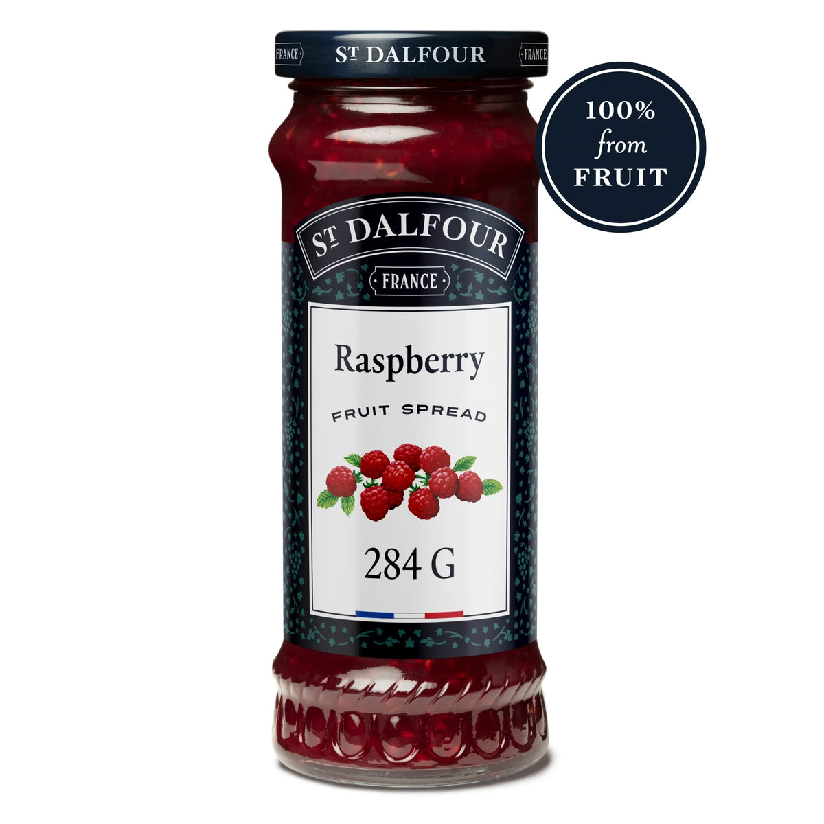 Raspberry Fruit Spread 284g by ST DALFOUR