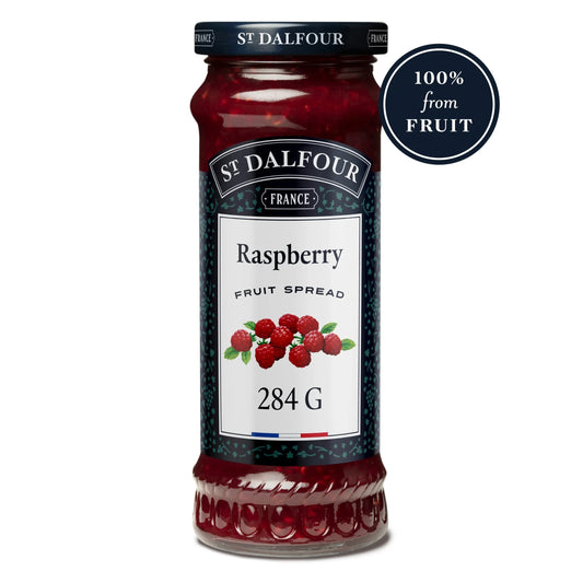 Raspberry Fruit Spread 284g by ST DALFOUR