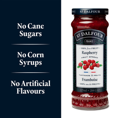 Raspberry Fruit Spread 284g by ST DALFOUR
