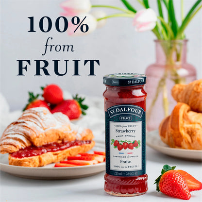Strawberry Fruit Spread 284g by ST DALFOUR