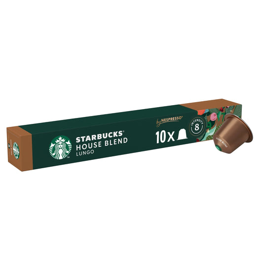 By Nespresso House Blend Lungo 10 Capsules 52g by STARBUCKS