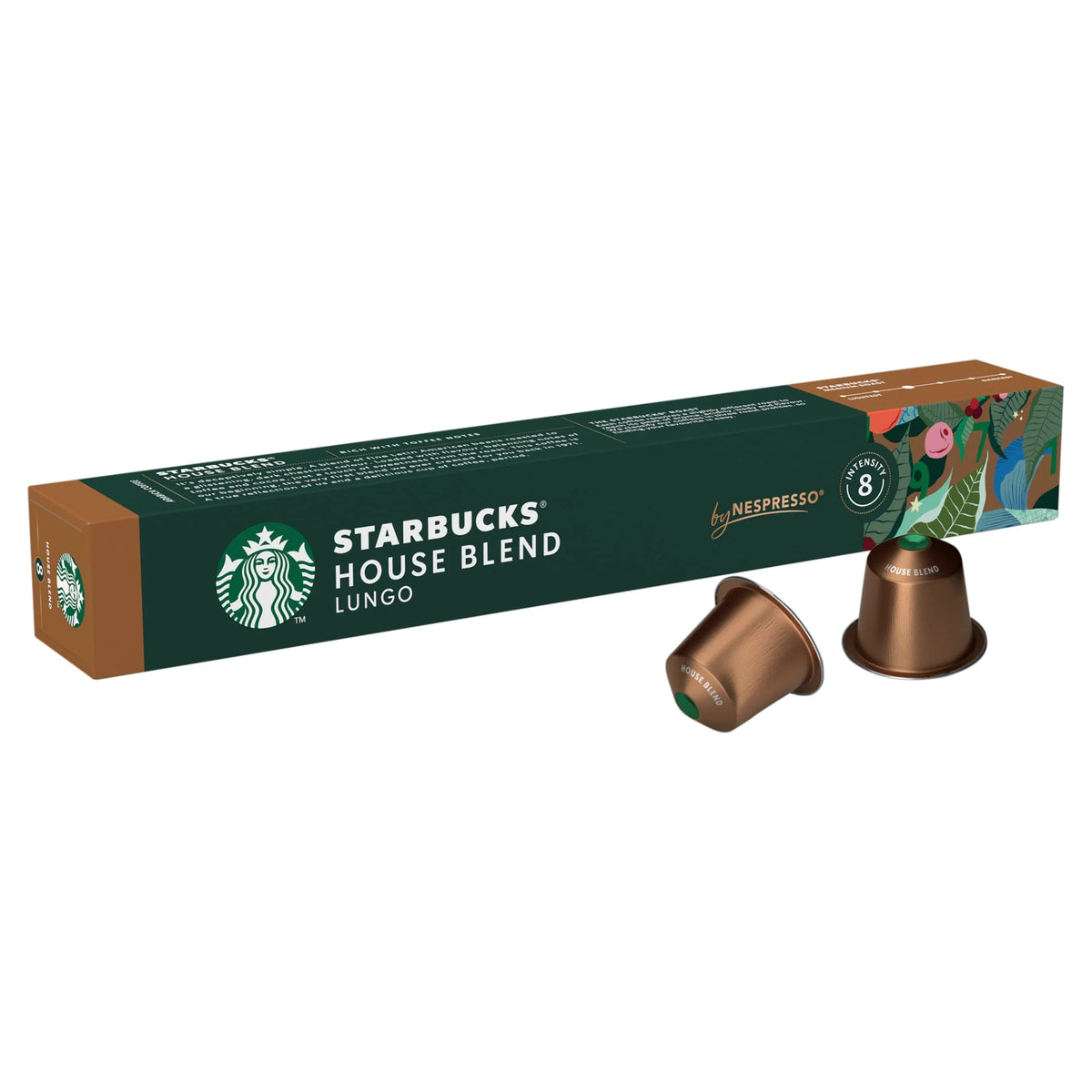 By Nespresso House Blend Lungo 10 Capsules 52g by STARBUCKS