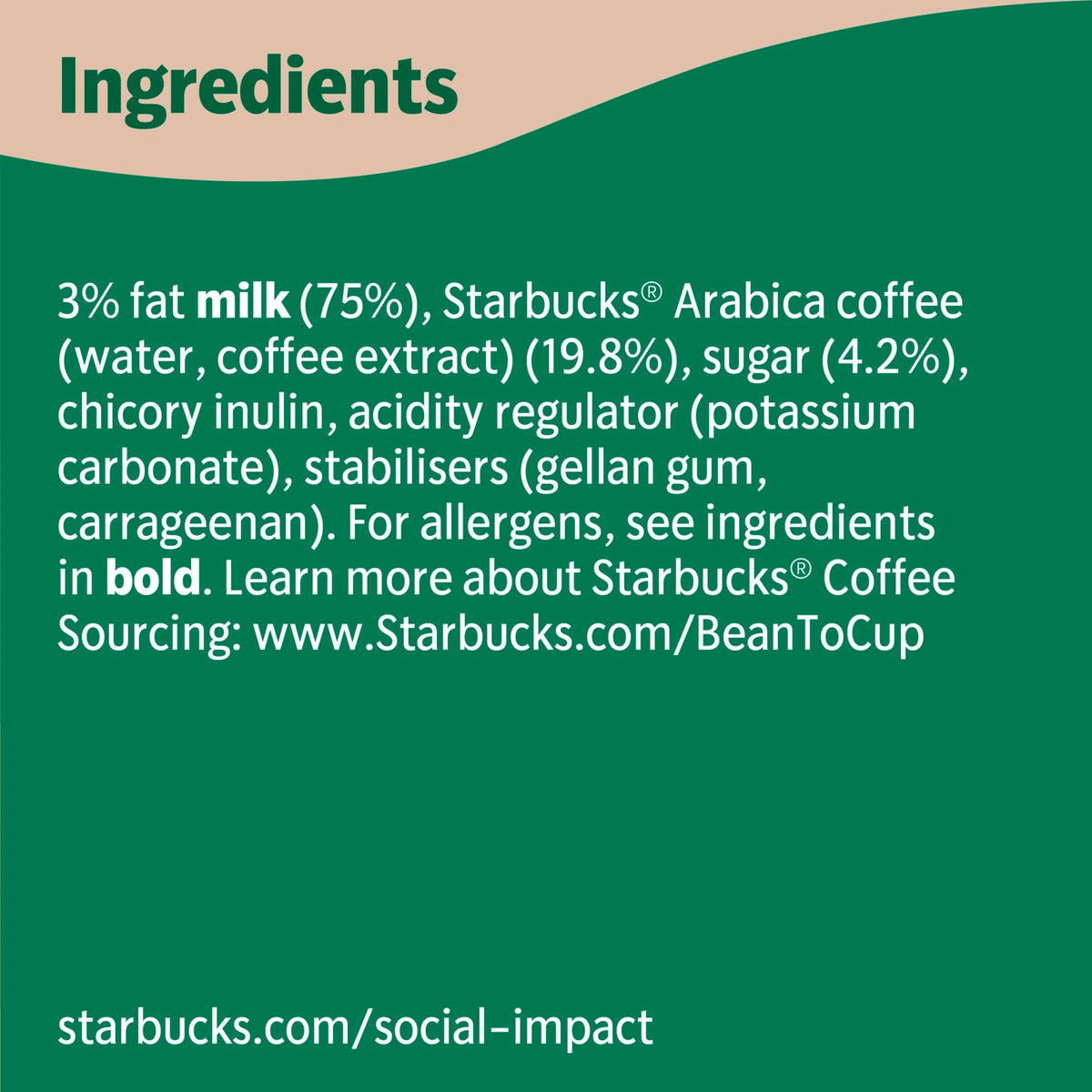 Caffe Latte Iced Coffee 220ml by STARBUCKS