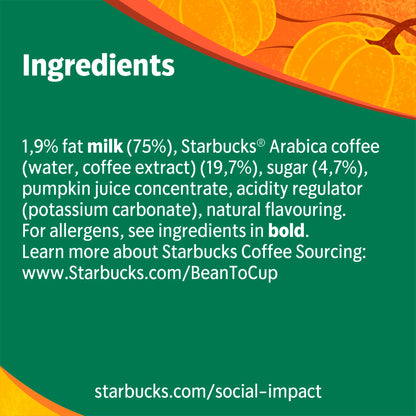Frappuccino Pumpkin Spice Flavour by STARBUCKS at The British Vault