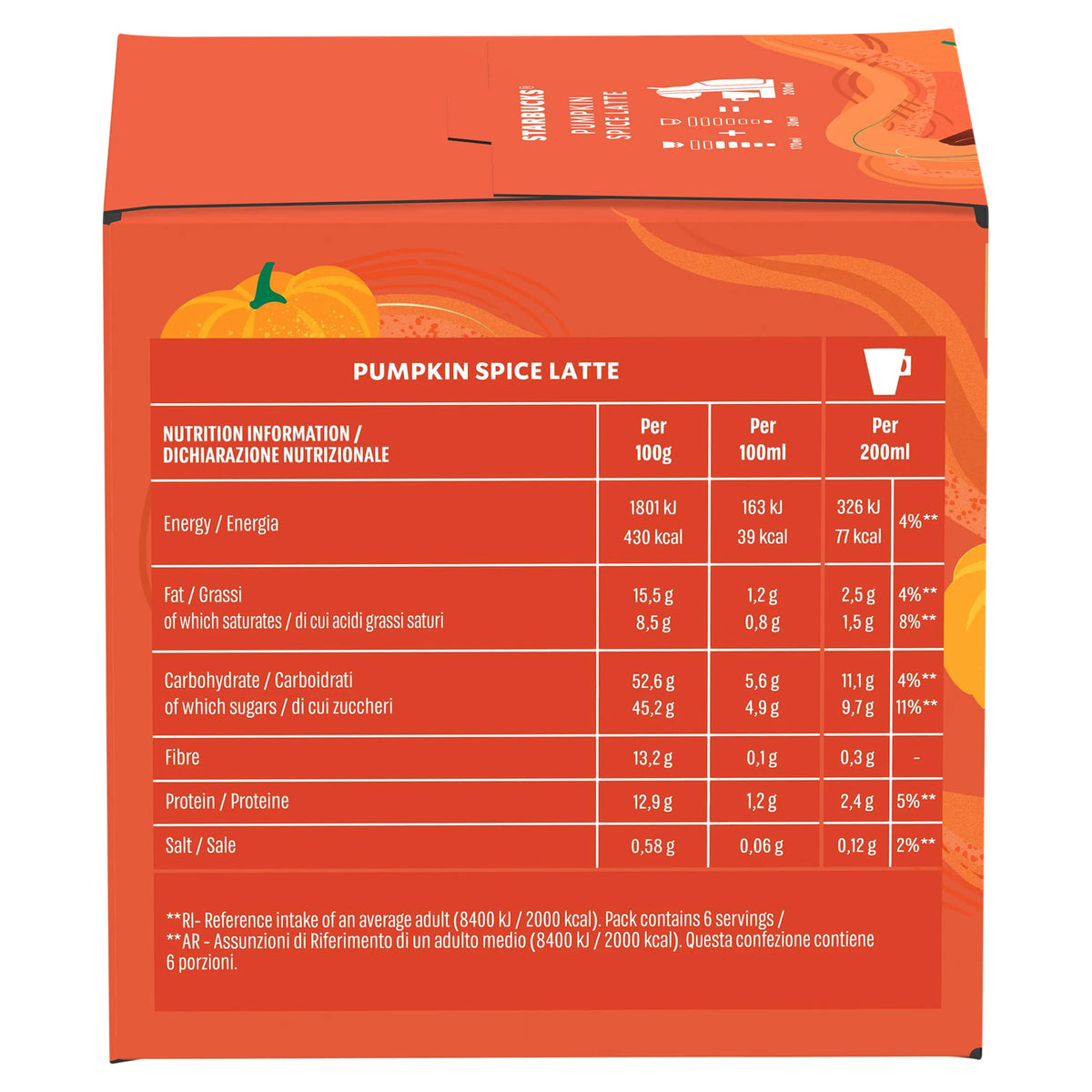 Nescafe Dolce Gusto Pumpkin Spice by STARBUCKS at The British Vault