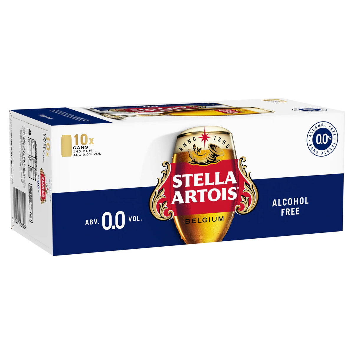 Belgium Alcohol Free 10x440ml by STELLA ARTOIS at The British Vault