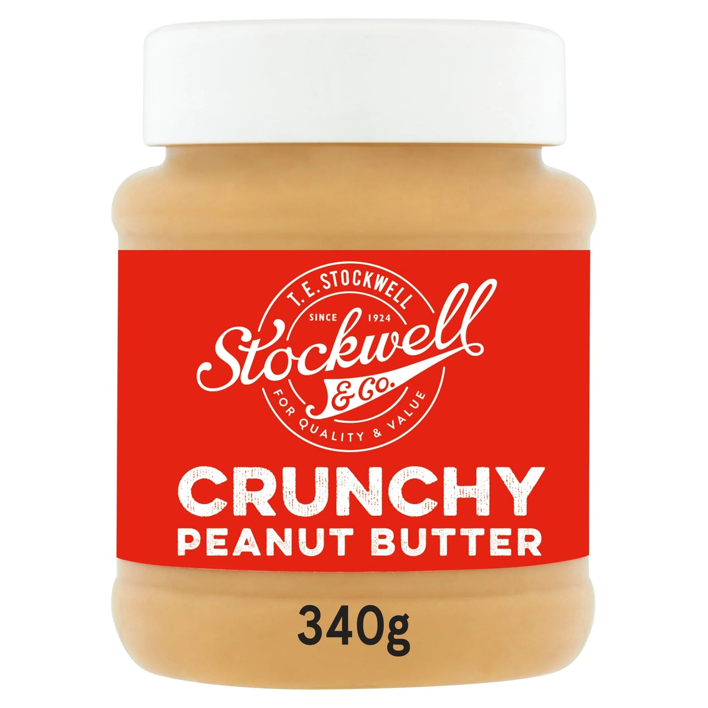 Stockwell & Co Crunchy Peanut Butter 340g by Stockwell & Co.