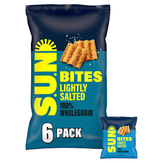 Lightly Salted Crisps 6x25g by SUNBITES