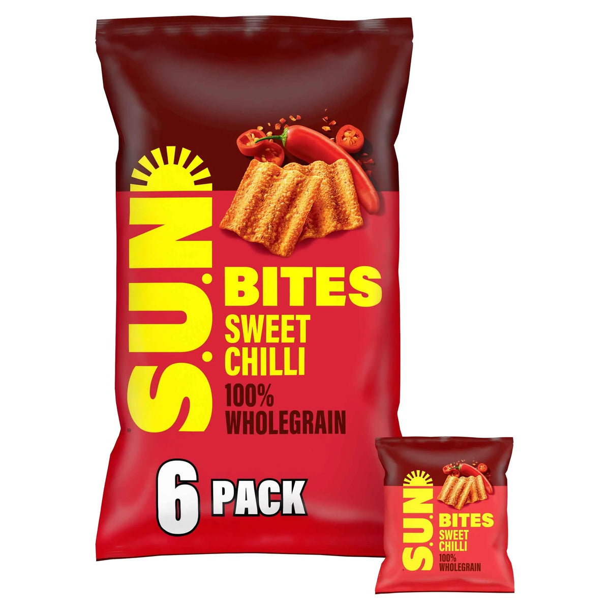 Sunbites Sun Ripened Sweet Chilli Multipack Crisps 6x25g by WALKERS