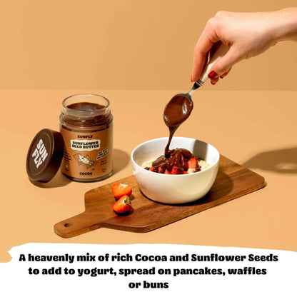 Sunflower Seed Butter Cocoa 330g by SUNFLY