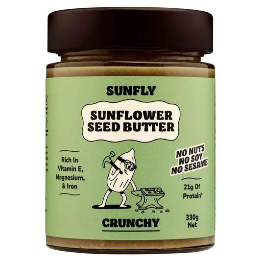 Sunflower Seed Butter Crunchy 330g by SUNFLY