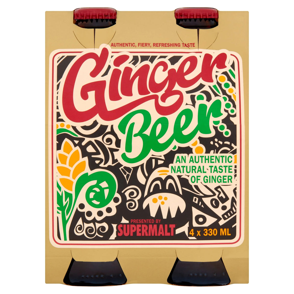Ginger Beer 4x330ml by SUPERMALT