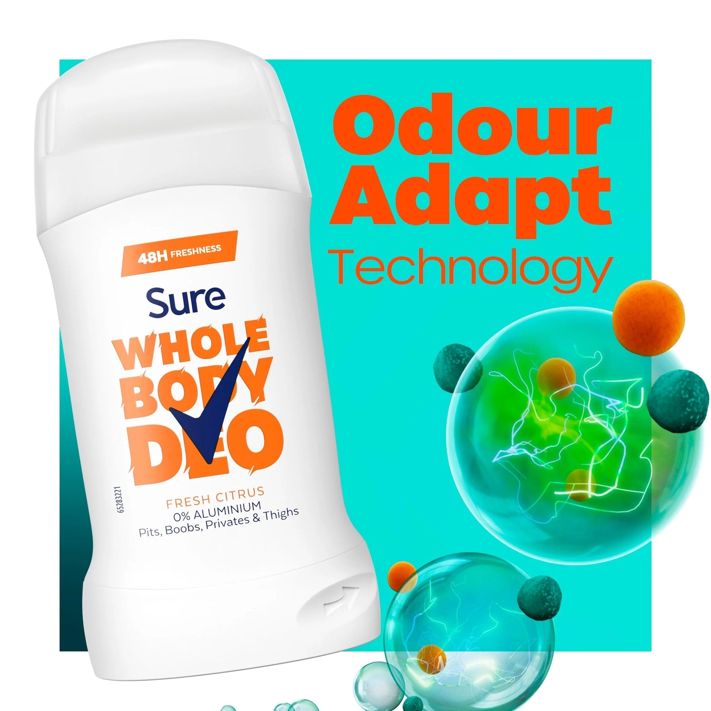 Women Fresh Citrus Whole Body Deodorant by Sure