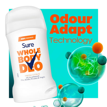 Women Fresh Citrus Whole Body Deodorant by Sure