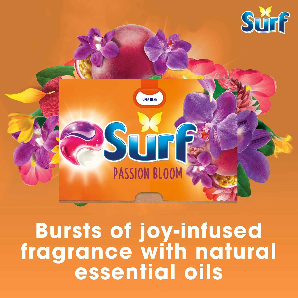 3 In 1 Passion Bloom Washing Capsules 26 by SURF