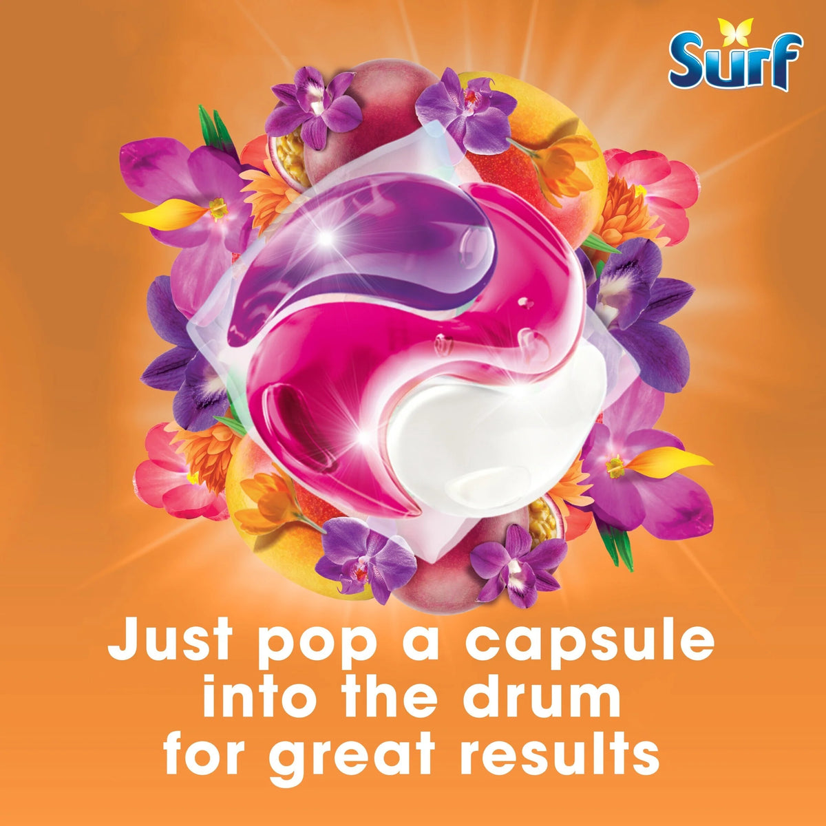 3 In 1 Passion Bloom Washing Capsules 26 by SURF