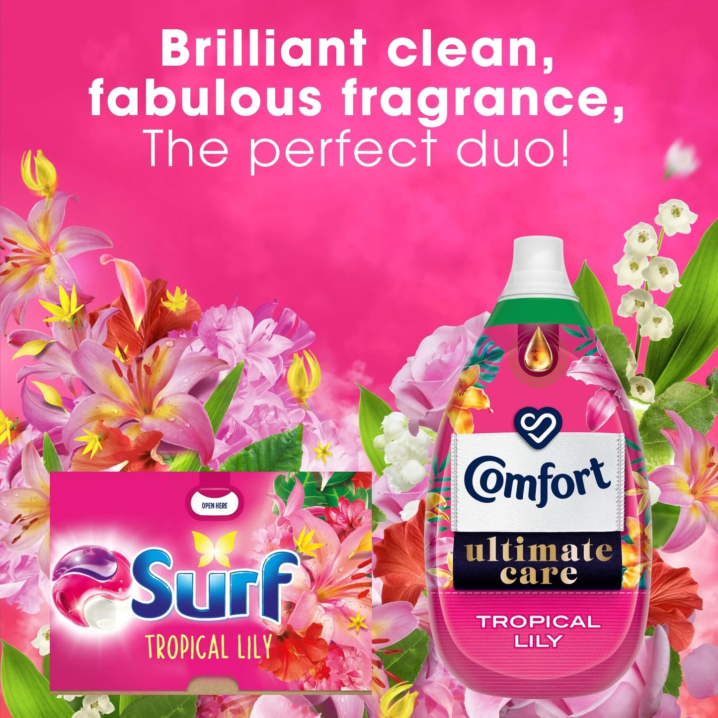3 In 1 Tropical Lily Washing Capsules 15 by SURF