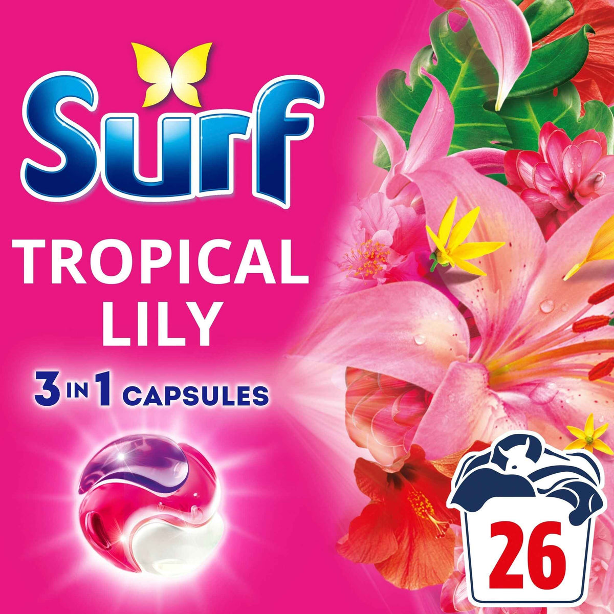 3 In 1 Tropical Lily Washing Capsules 26 by SURF