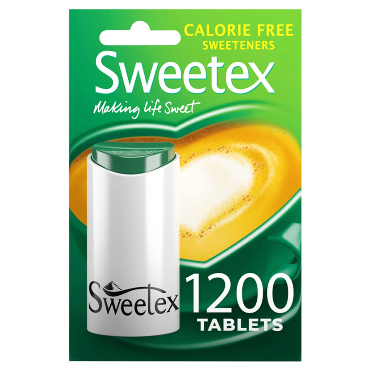 Calorie Free Sweetener Tablets 1200 by SWEETEX