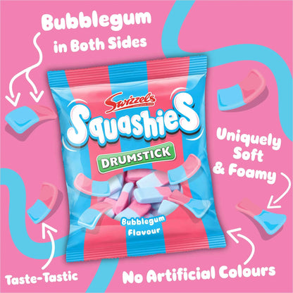 Drumstick Squashies Bubblegum by Swizzels