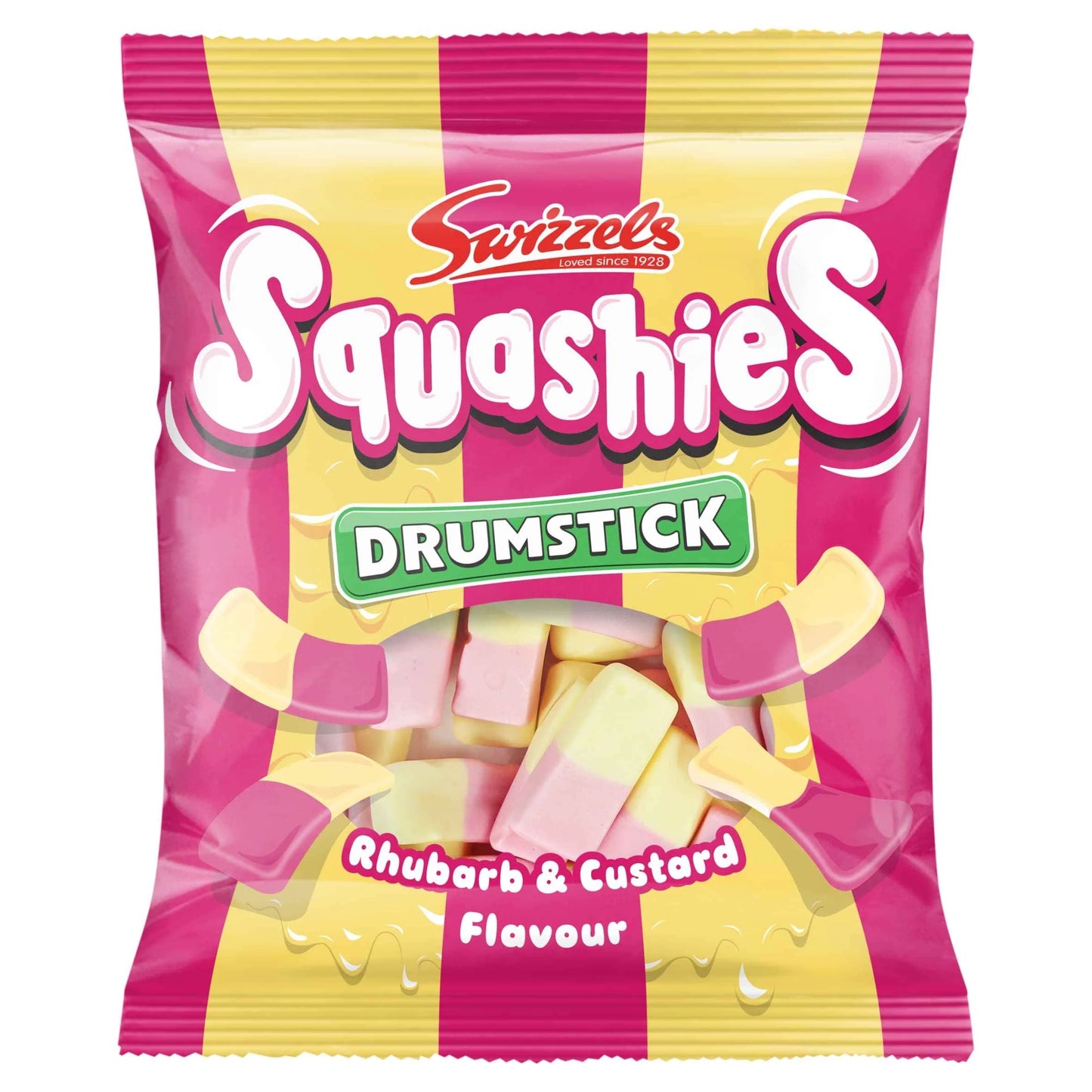 Drumstick Squashies Rhubarb & by Swizzels