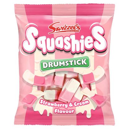 Drumstick Squashies - Strawberry & by Swizzels
