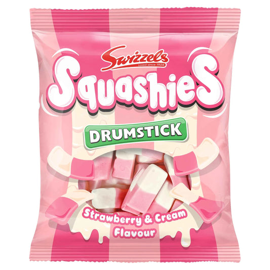 Drumstick Squashies - Strawberry & by Swizzels
