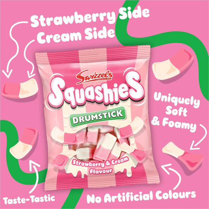Drumstick Squashies - Strawberry & by Swizzels