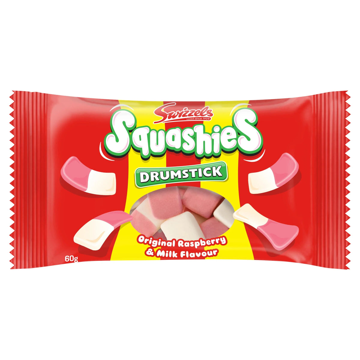 Drumsticks Squashies Original Bag 60g by Swizzels