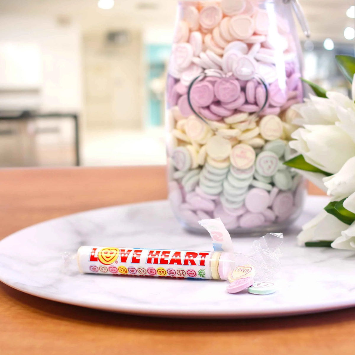 Giant Love Hearts 39g by Swizzels