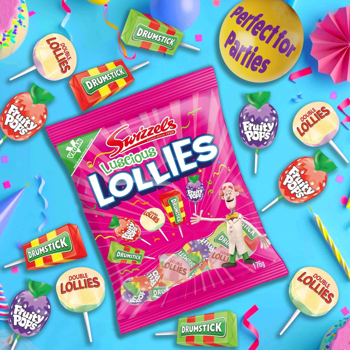 Luscious Lollies 176g by Swizzels