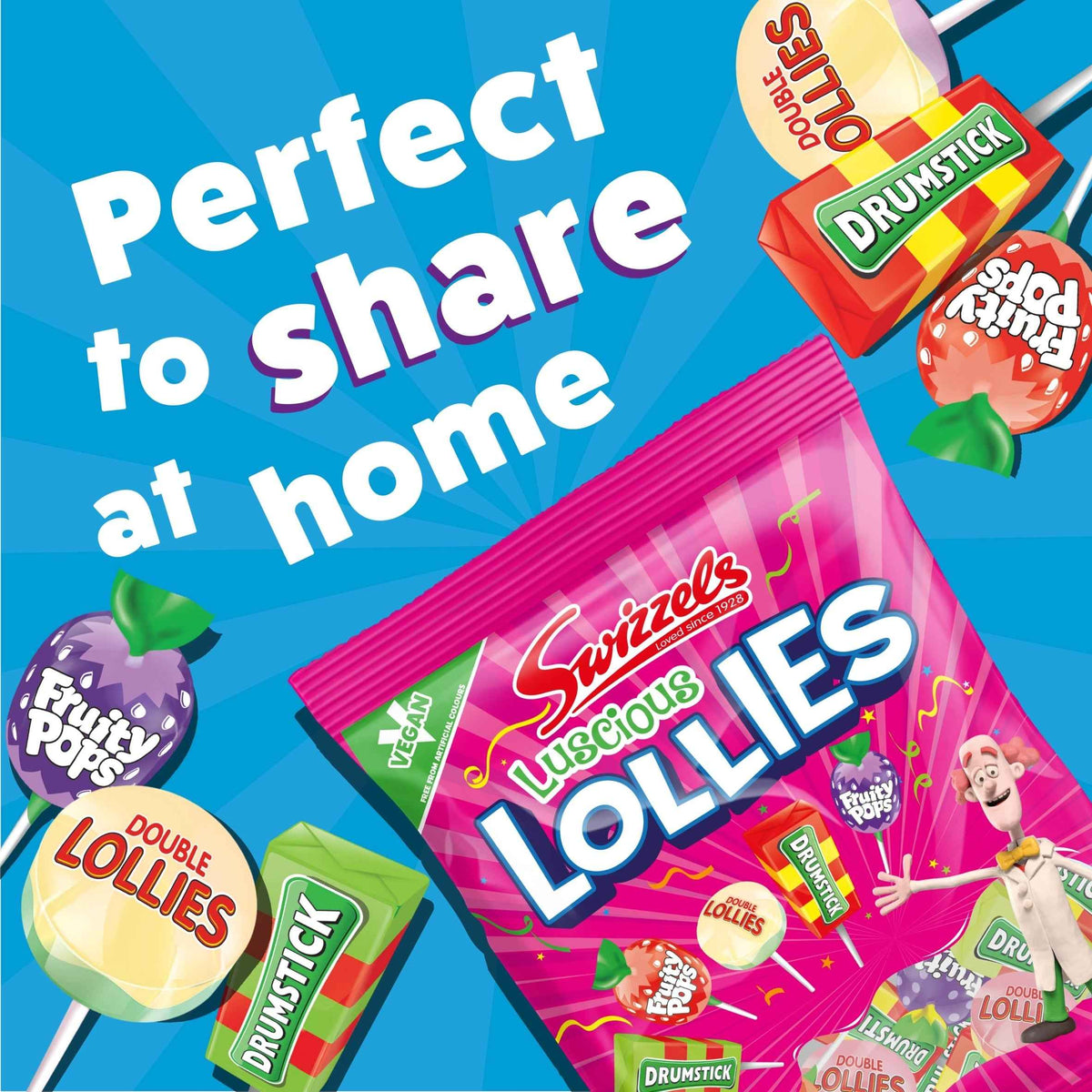 Luscious Lollies 176g by Swizzels
