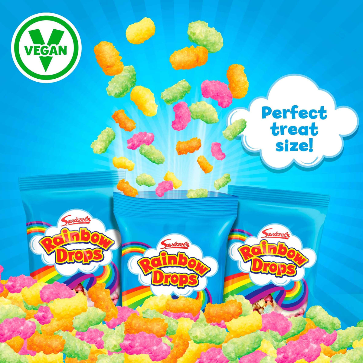 Rainbow Drops 70g by Swizzels