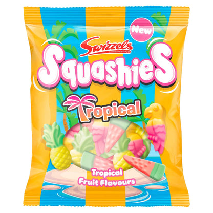 Squashies Tropical Fruit Flavours by Swizzels