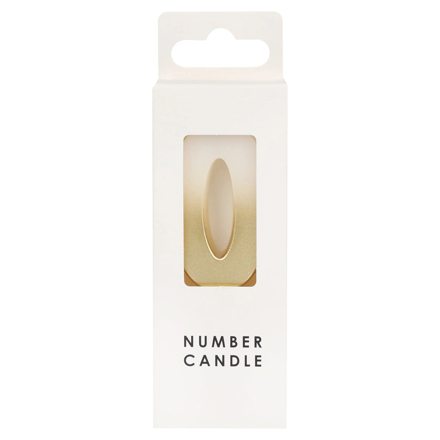 Numerical Candle No.0 - Gold by Table Fun