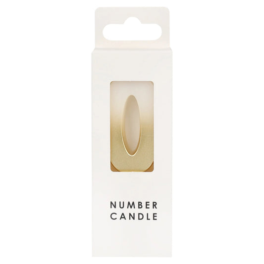 Numerical Candle No.0 - Gold by Table Fun