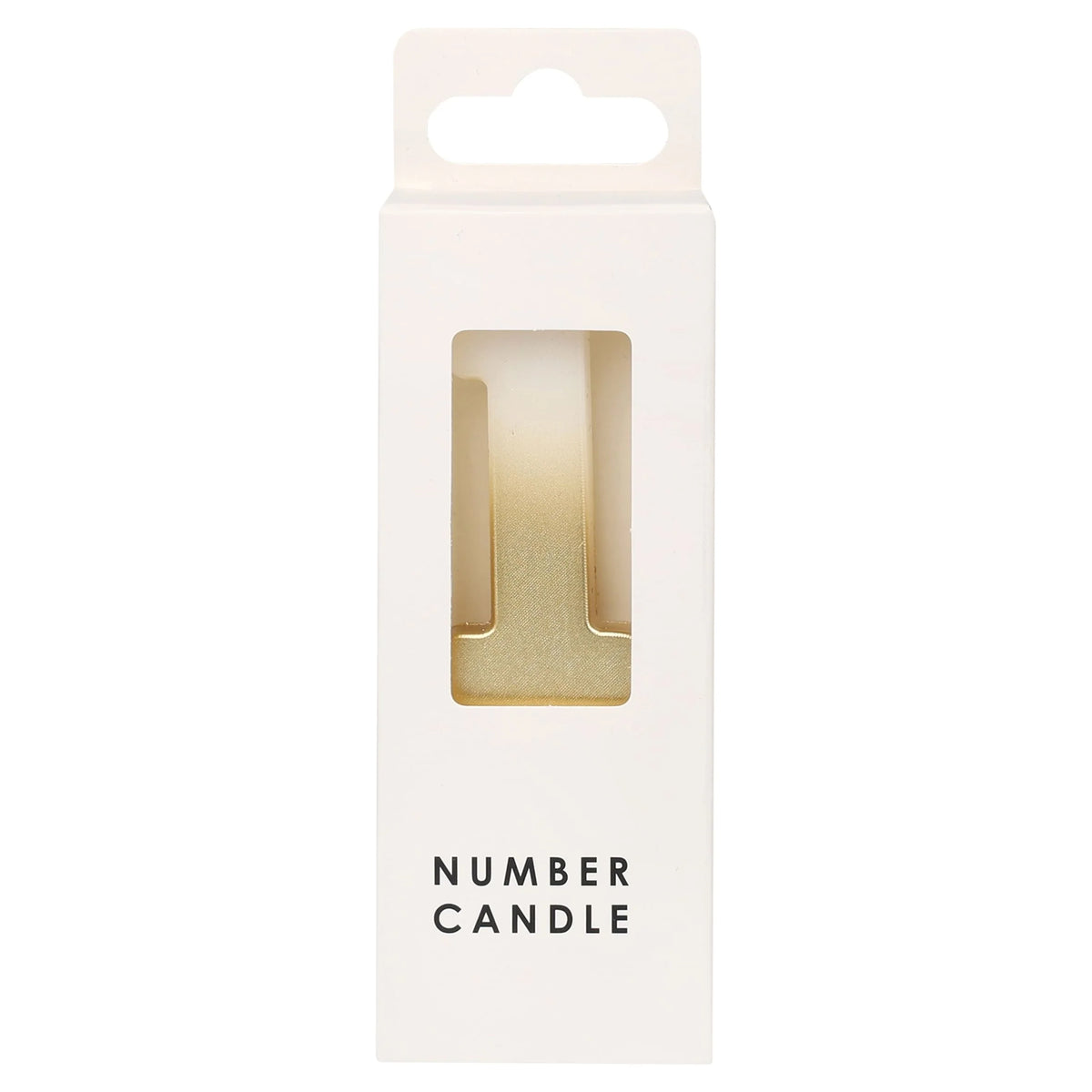 Numerical Candle No. 1 - Gold by Table Fun