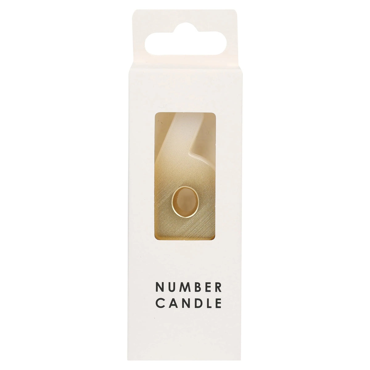 Numerical Candle No.6 - Gold by Table Fun