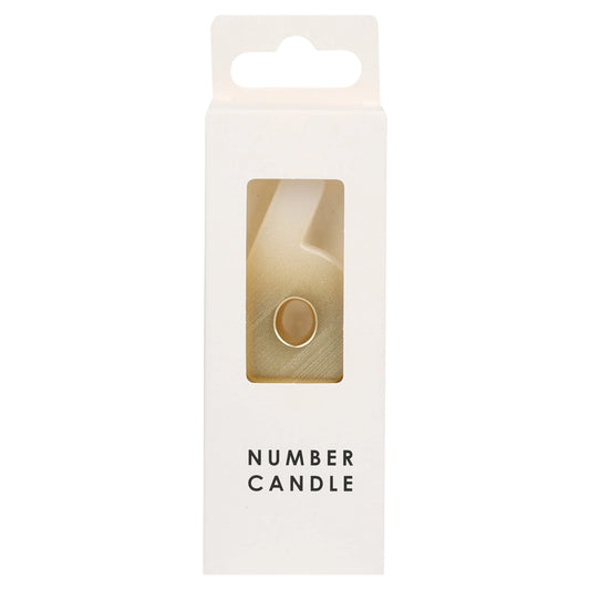 Numerical Candle No.6 - Gold by Table Fun