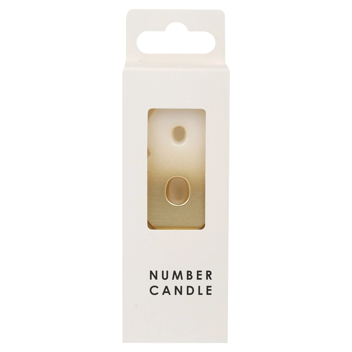 Numerical Candle No. 8 - Gold by Table Fun