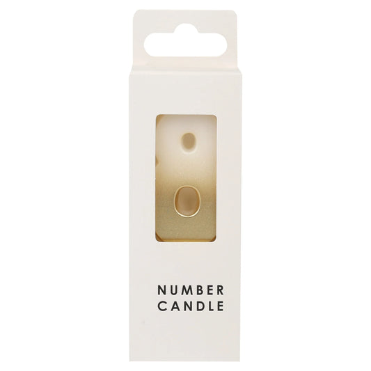 Numerical Candle No. 8 - Gold by Table Fun