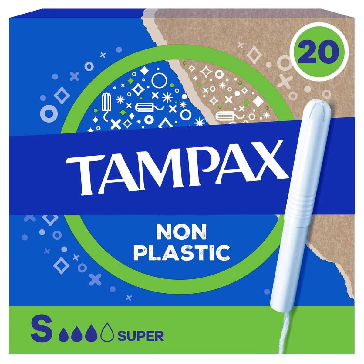 Super Tampons With Applicator 20 Pack by TAMPAX