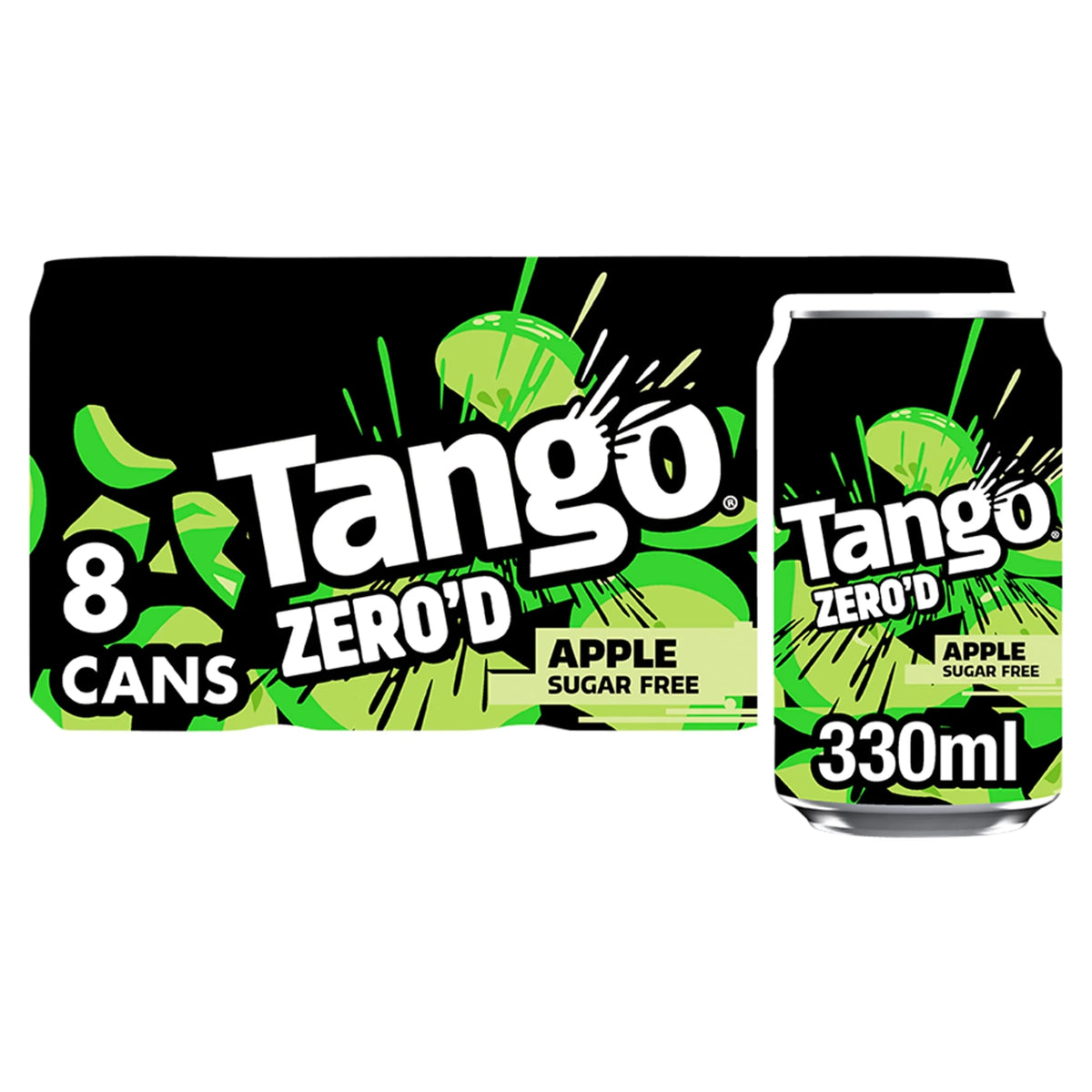 Apple Sugar Free Cans 8 X 330ml by TANGO